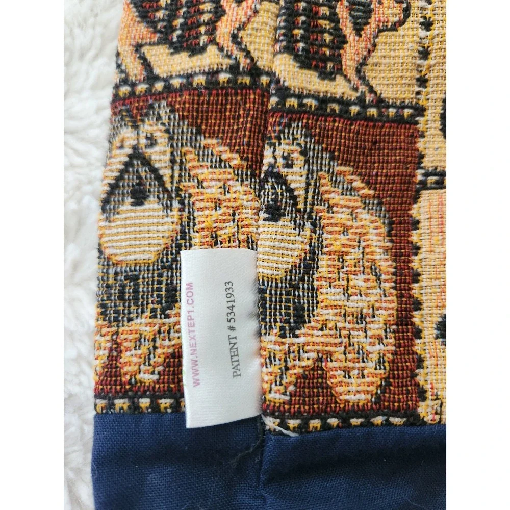 Vintage Sacsoc Faithful Companion Dogs Tapestry Plastic Grocery Bag Holder...